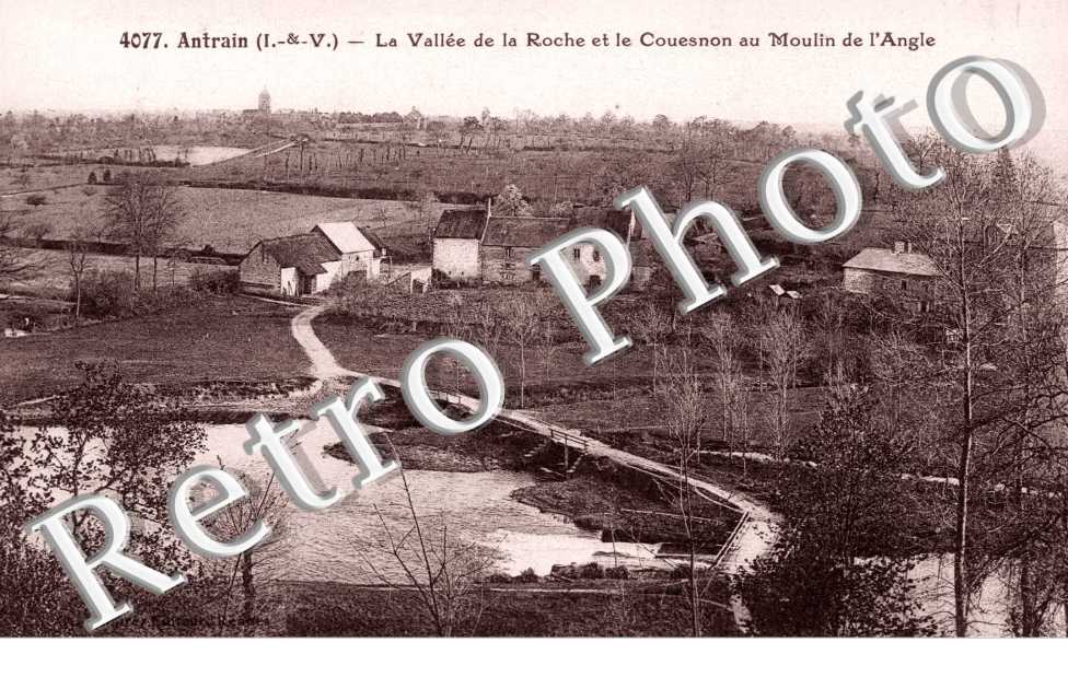 la Vallee de la Roche et le Couesnon au Moulin de l'Angle