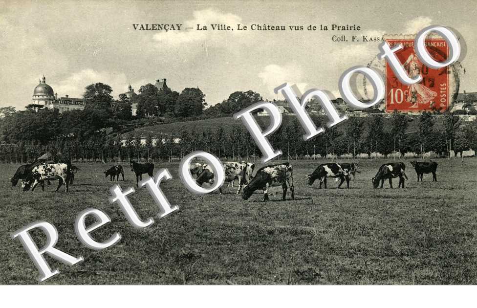 Le chateau vus de la prairie