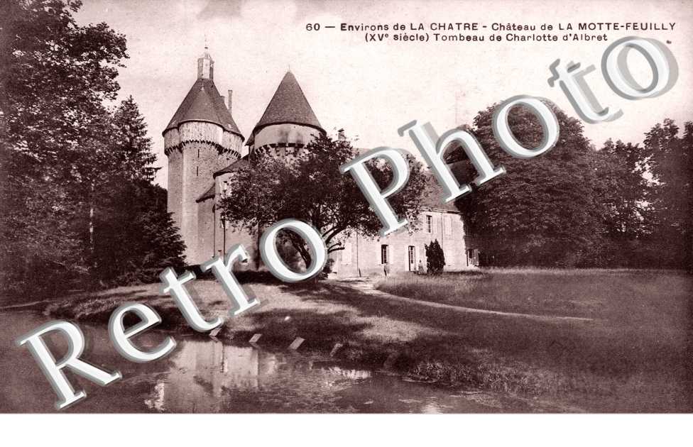 le Chateau de la Motte-Feuilly, Tombeau de Charlotte d'Albret