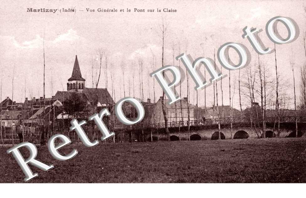 Vue Generale et le Pont sur la Claise