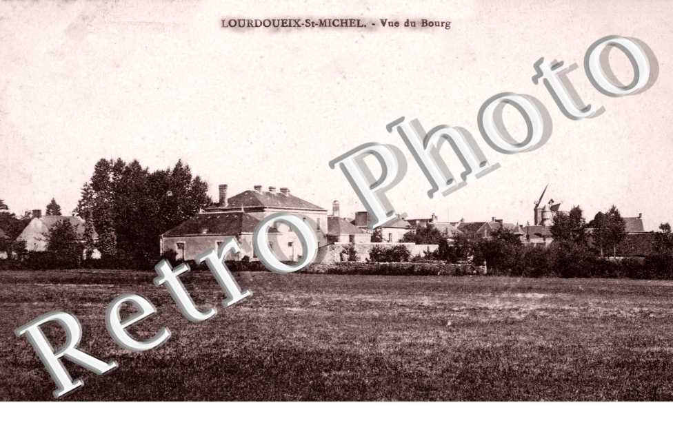 Lourdoueix Saint Michel Vue du bourg