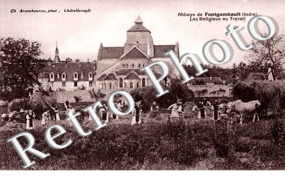 Abbaye - les religieux au travail