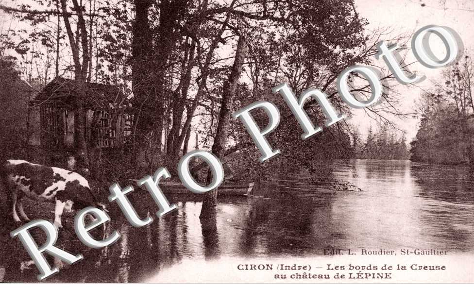 Les bords de la creuse au chateau de l'Epine