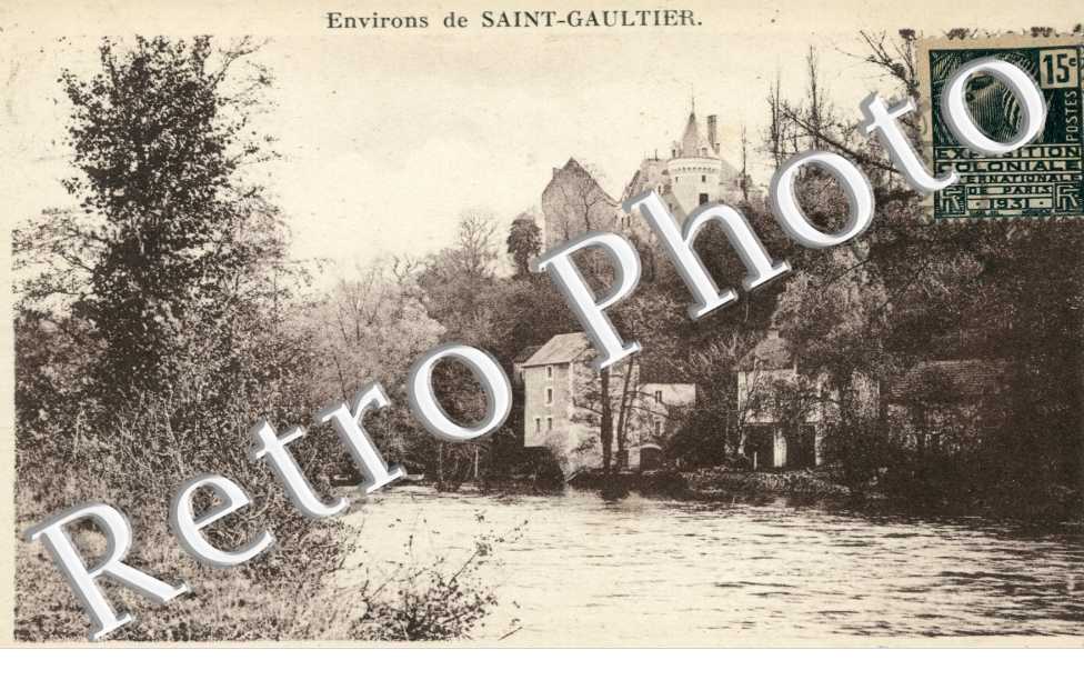Moulin sur la Creuse et Chateau de Cors