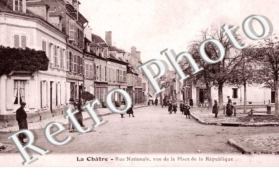 rue nationale , vue de la place de la Republique