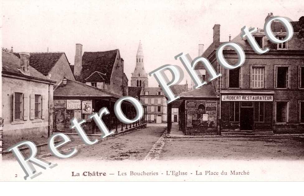 les Boucheries, l'Eglise, la Place du Marche
