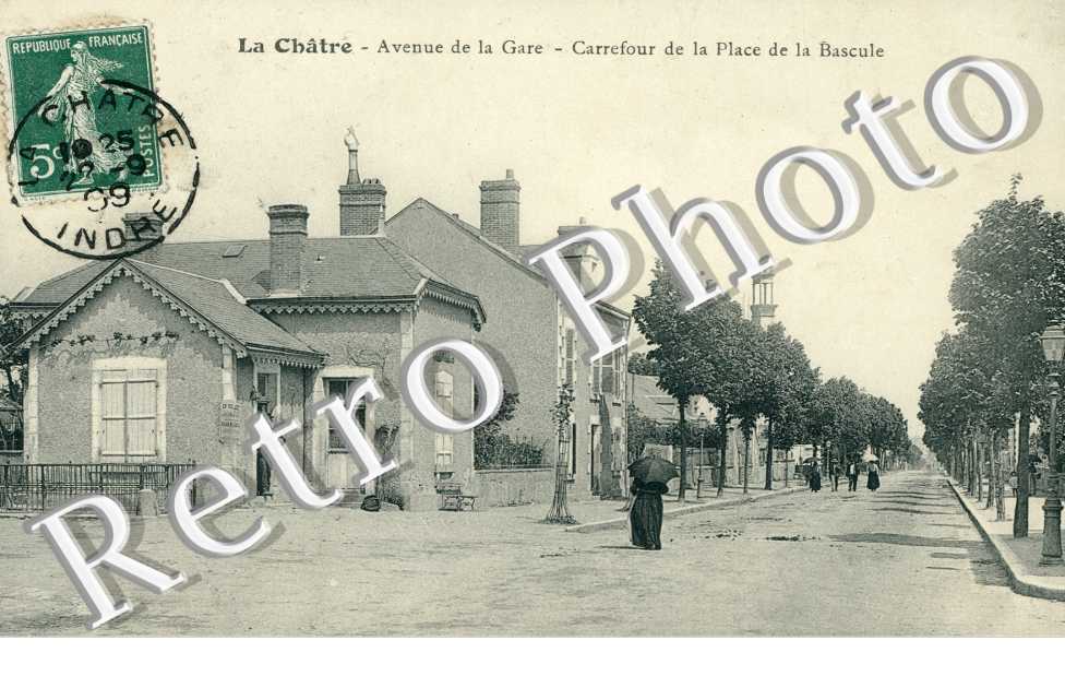avenue de la gare - carrefour de la place de la Bascule