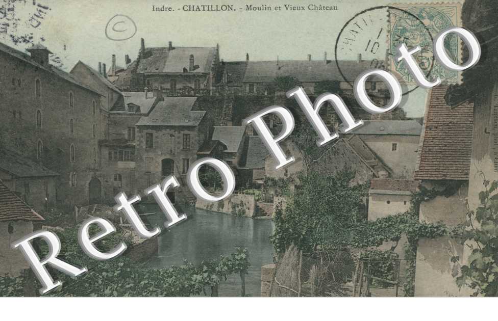 moulin et vieux chateau (couleur)