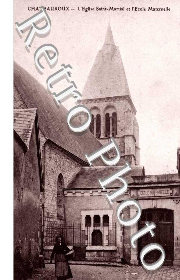 Eglise Saint Martial et l'ecole maternelle