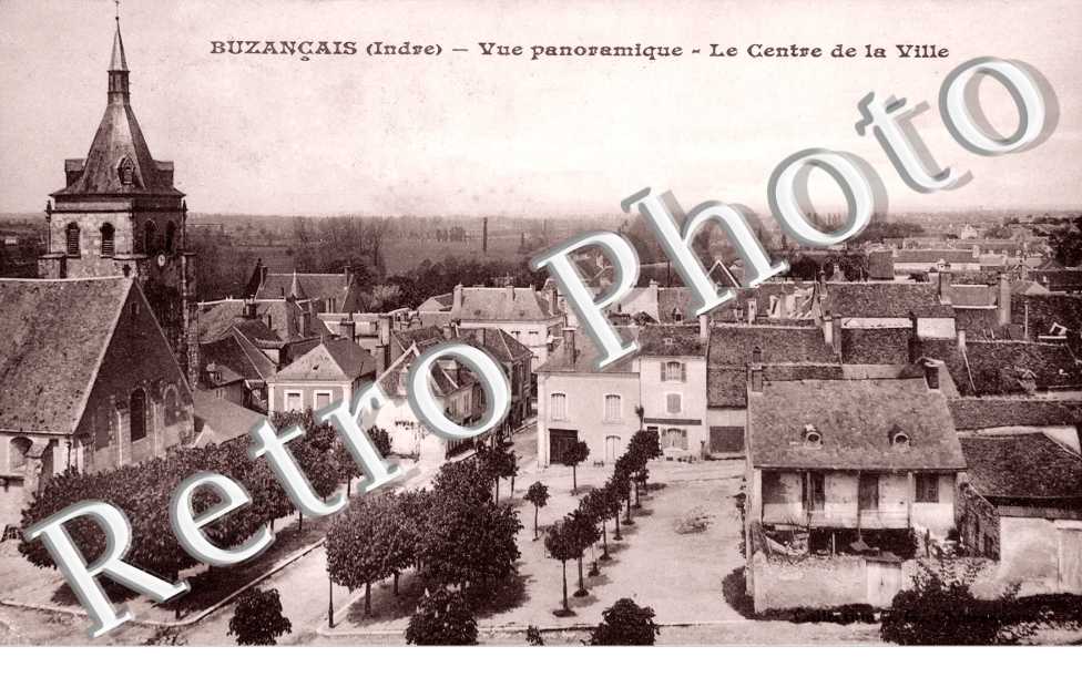 Vue Panoramique, le Centre de la Ville