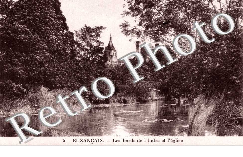 Les Bords de l'Indre et l'Eglise