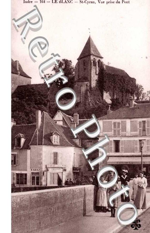 St Cyran , vue prise du Pont