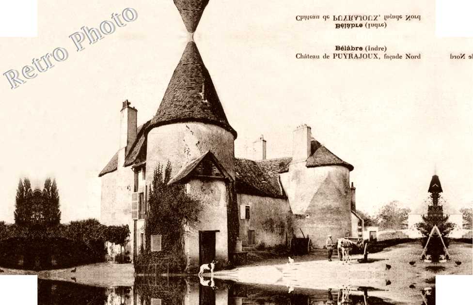 chateau de Puyrajoux facade nord