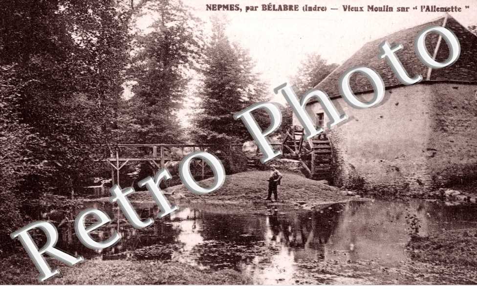 Vieux Moulin sur l'Allemette"