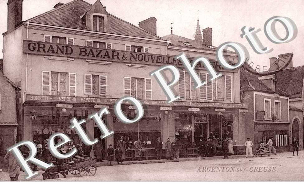 grand bazar et nouvelles galeries ( attelage chien petit plan )