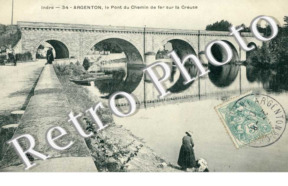 le Pont du Chemin de fer sur la Creuse