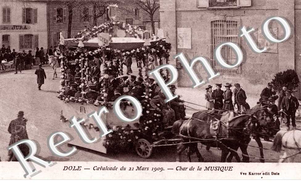 Cavalcade du 21 mars 1909 Char de la MUSIQUE