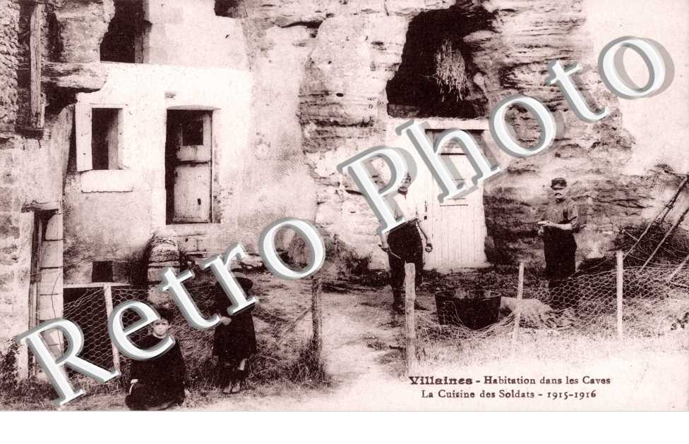 Habitations en caves, la cuisine des soldats