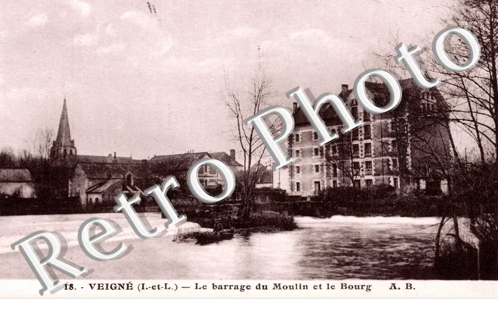 Le Barrage, le Moulin et le Bourg