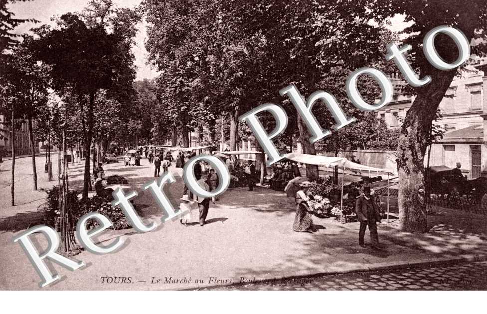 le marche aux fleurs Boulevard Beranger