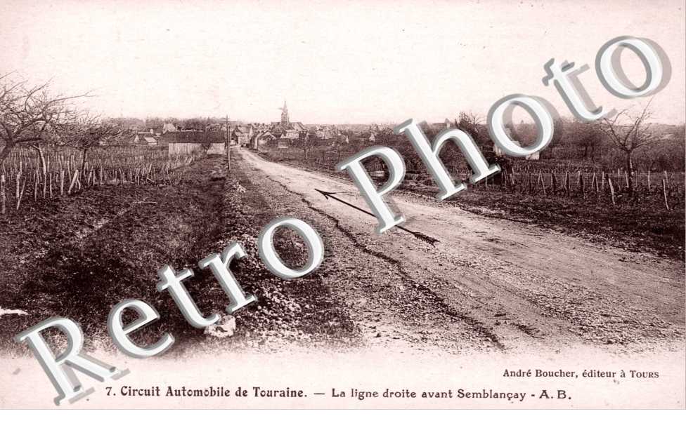 Circuit automobile de Touraine - la ligne droite