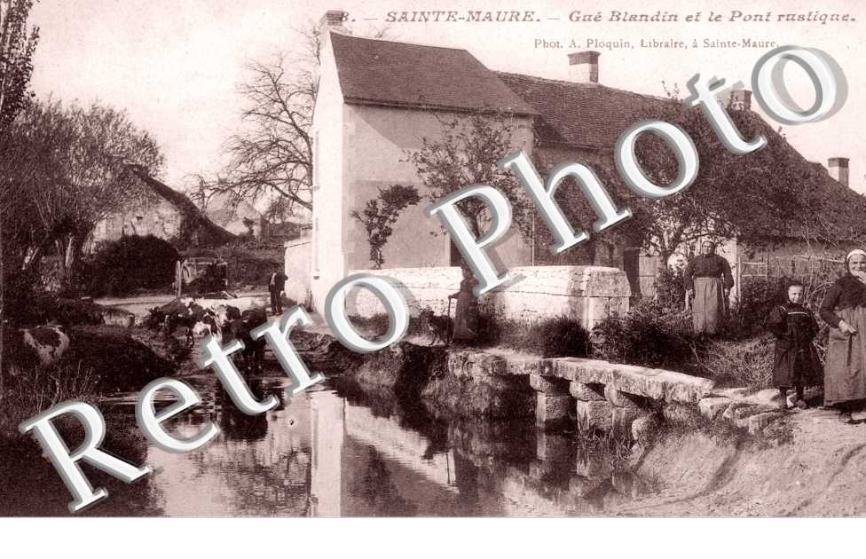 Gue Blandin et le pont rustique