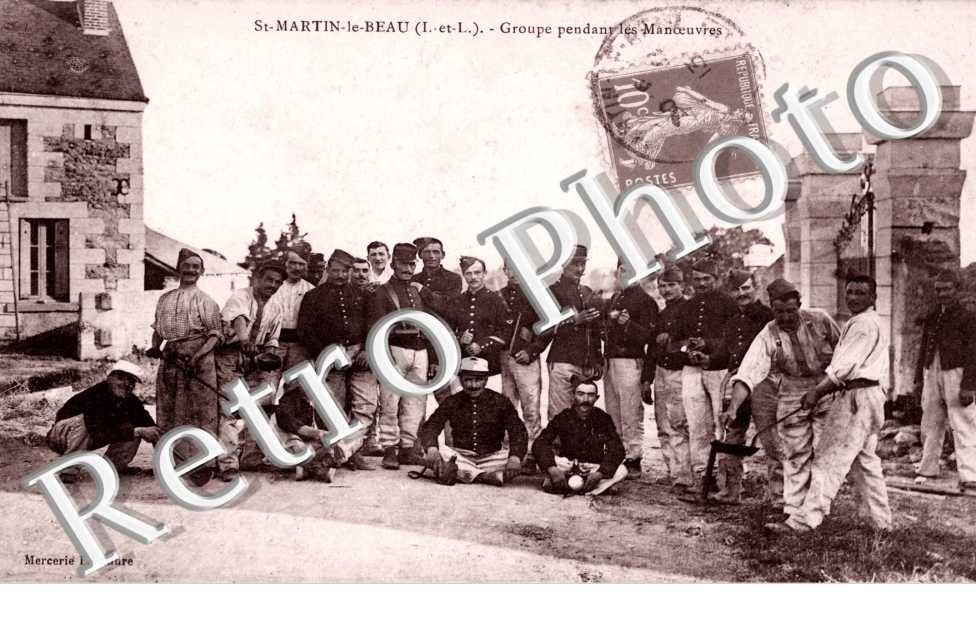 groupe pendant les manoeuvres