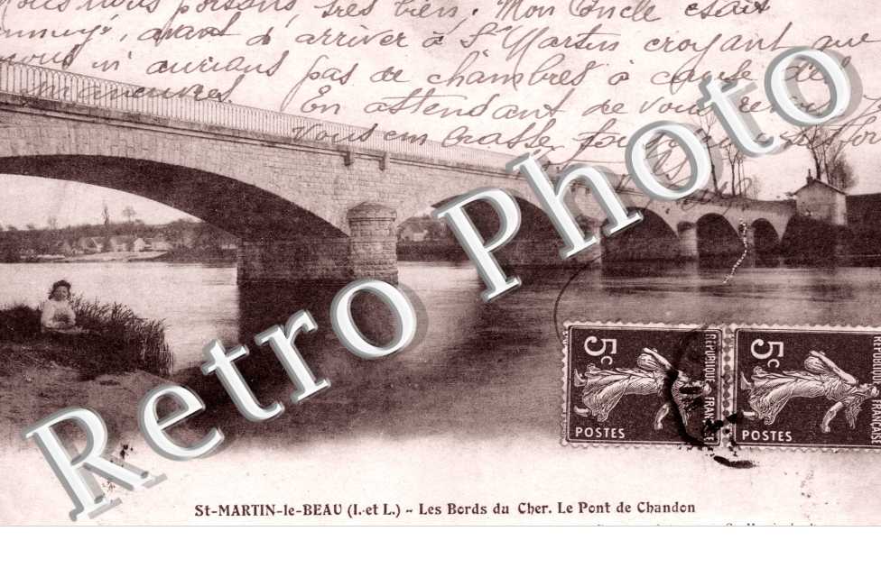 Bords du Cher, le Pont de Chandon