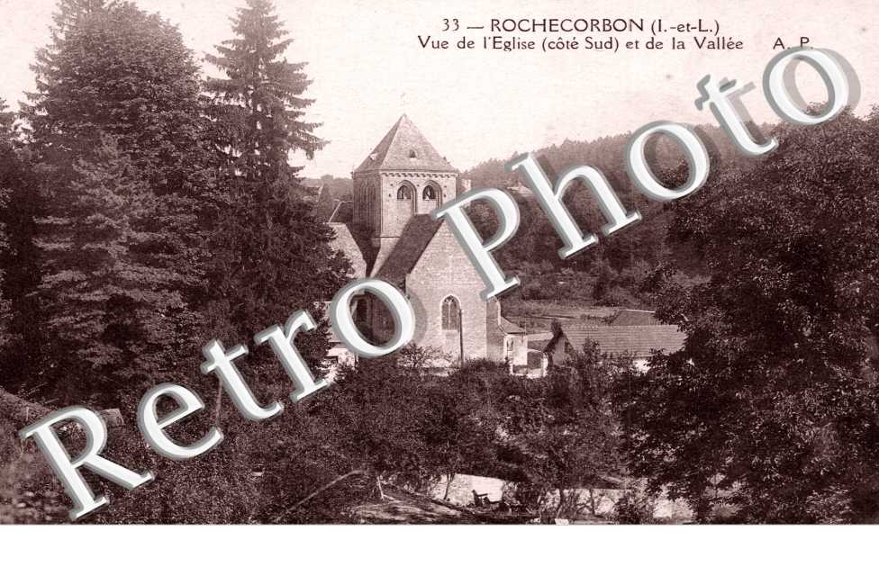 Vue de l'Eglise et de la Vallee