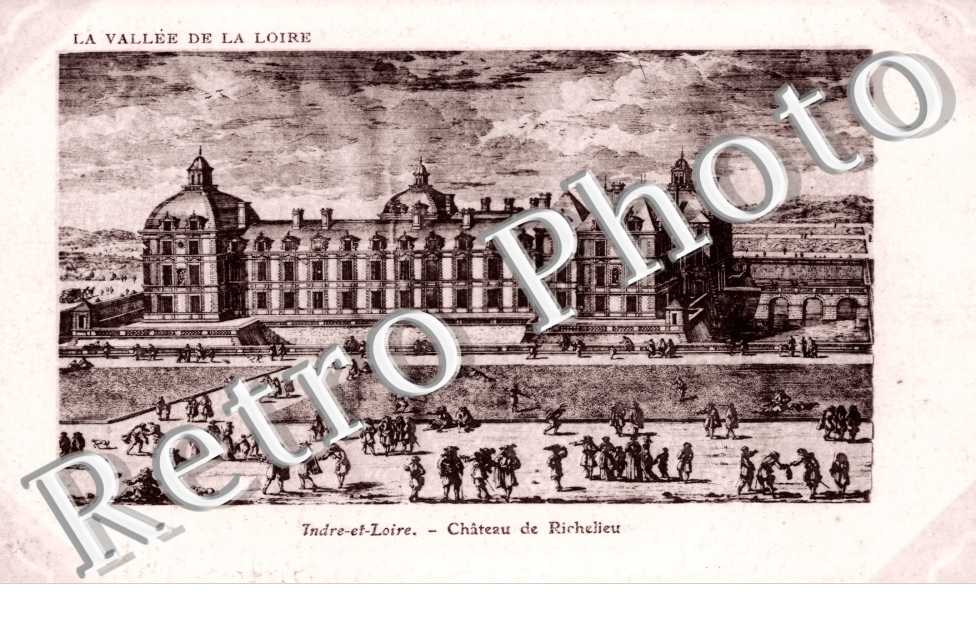 Chateau de Richelieu - Gravure