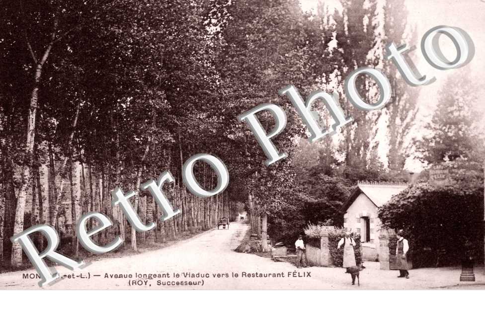 Avenue Longeant le Viaduc vers le Restaurant Felix