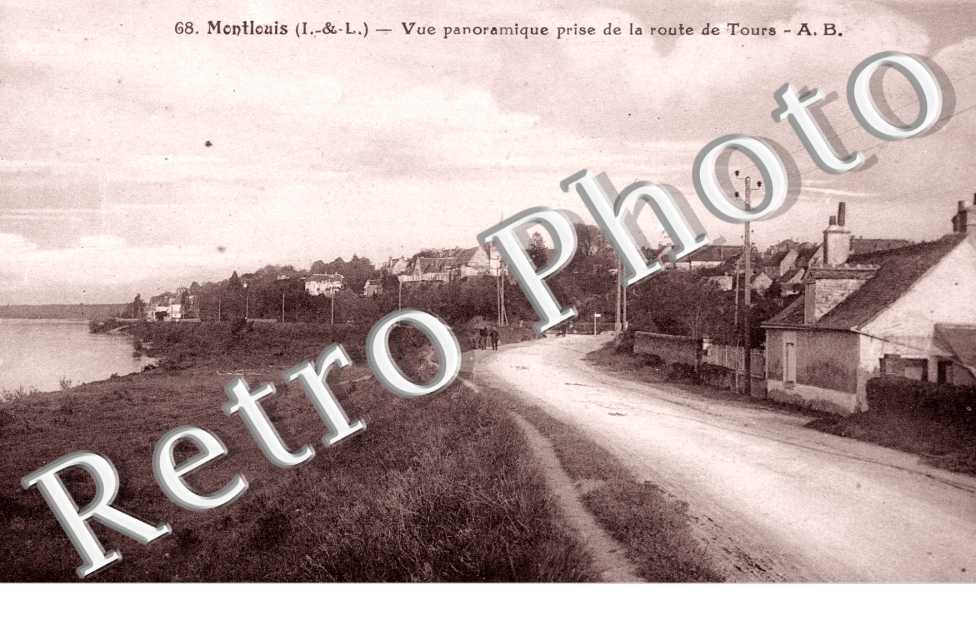 vue panoramique prise de la route de Tours