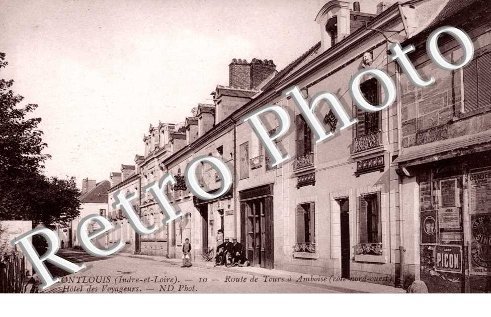 route de Tours a Amboise - hotel des voyageurs
