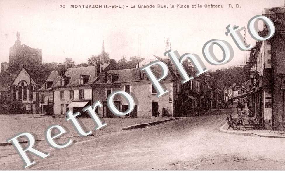 la grande rue , la place et le chateau