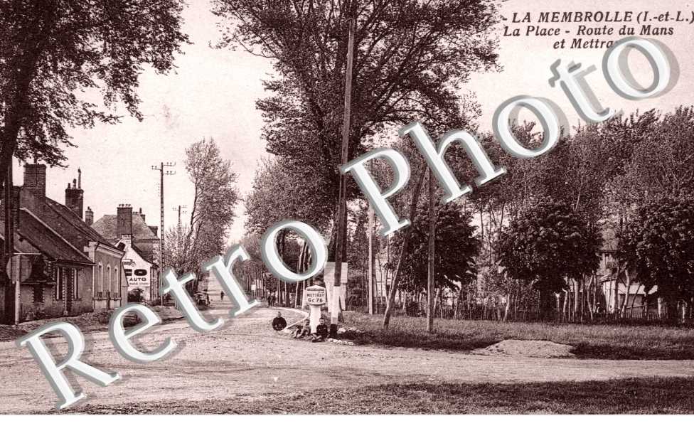 la Place route du Mans et Mettray