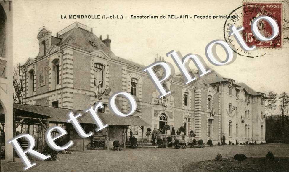sanatorium de bel air, facade principale