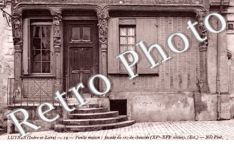 vieilles maisons, facade du rez de chaussee