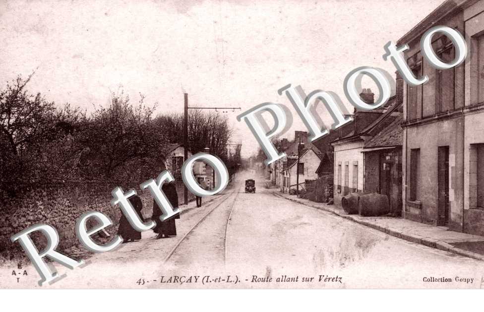 Route allant sur Veretz