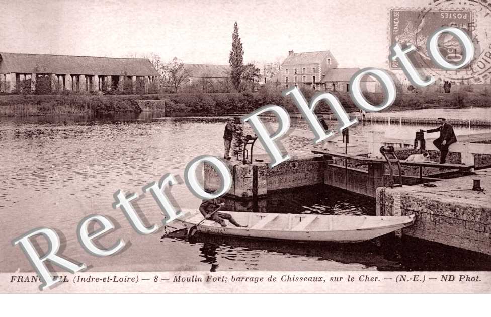 Moulin Fort, Barrage de Chisseaux sur le Cher