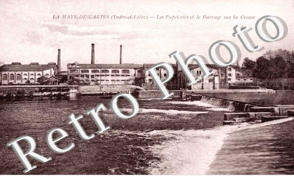 papeteries et Barrage sur la Creuse 