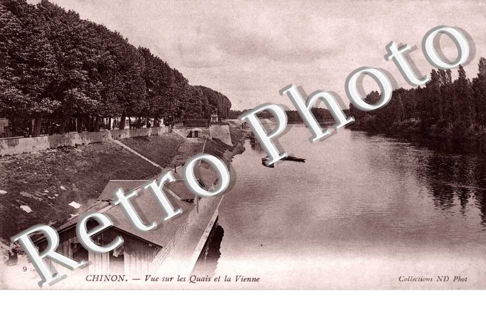 vue sur les quais et la Vienne