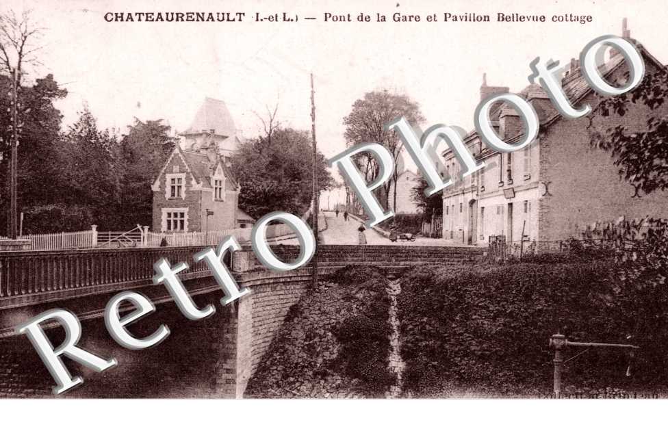 Pont de la Gare et Pavillon Bellevue cottage