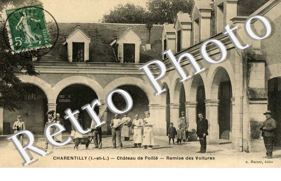 Chateau de Poille  remise des voitures