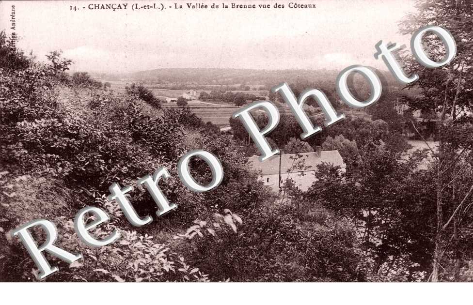 le Vallée de la Brenne vue des Côteaux