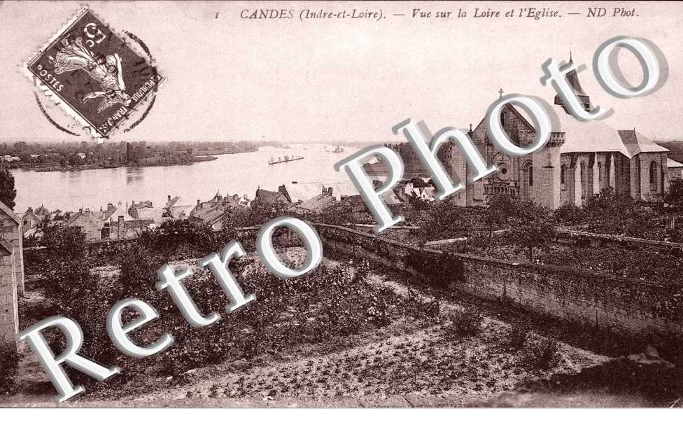 Vue sur la Loire et l'Eglise