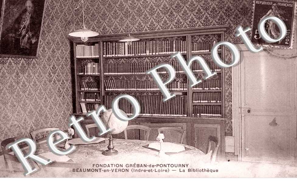 Fondation Greban de Pontourny - la bibliotheque