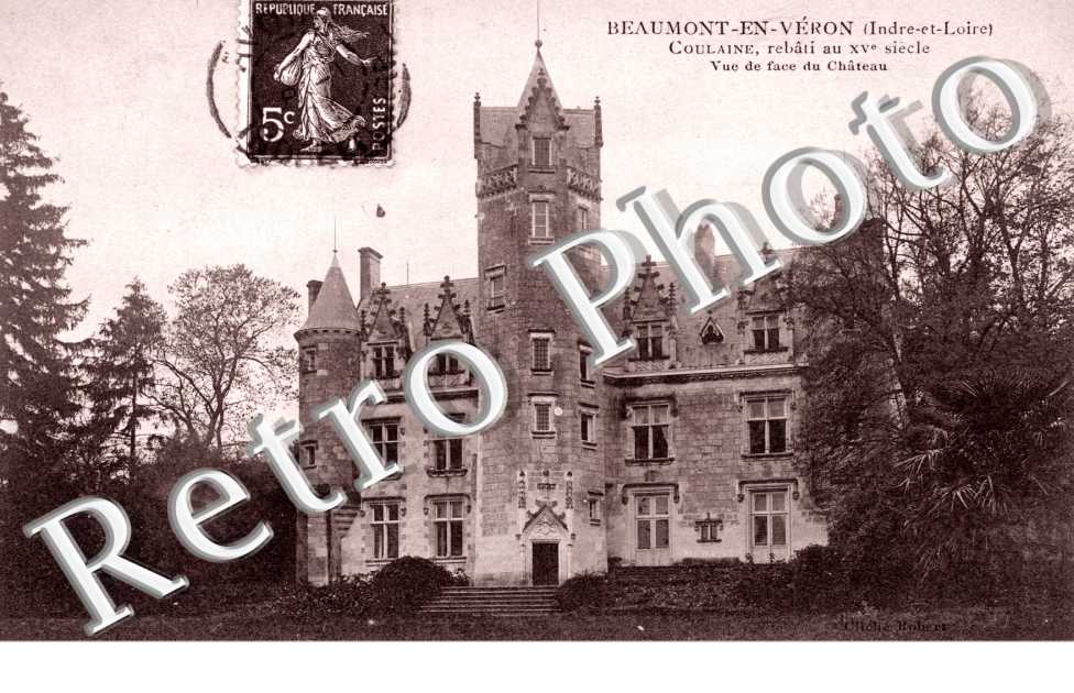 Coulaine revati au XVe s - le chateau