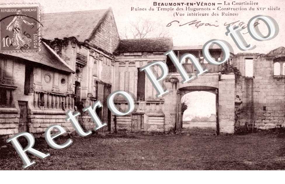 La courtiniere - ruines du temple des Huguenots