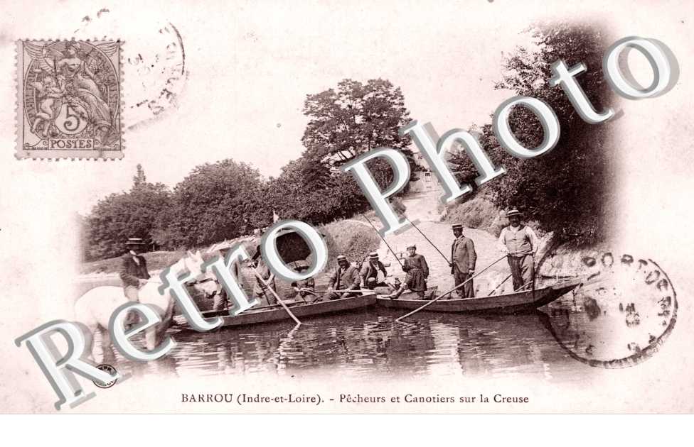 Pecheurs et Canotiers sur la Creuse