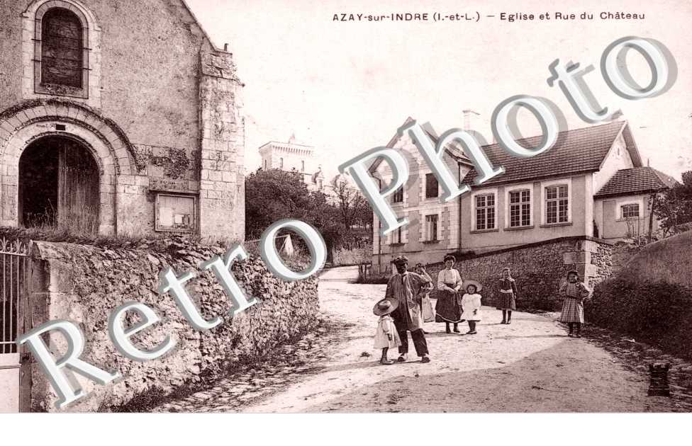 Eglise et Rue du Chateau